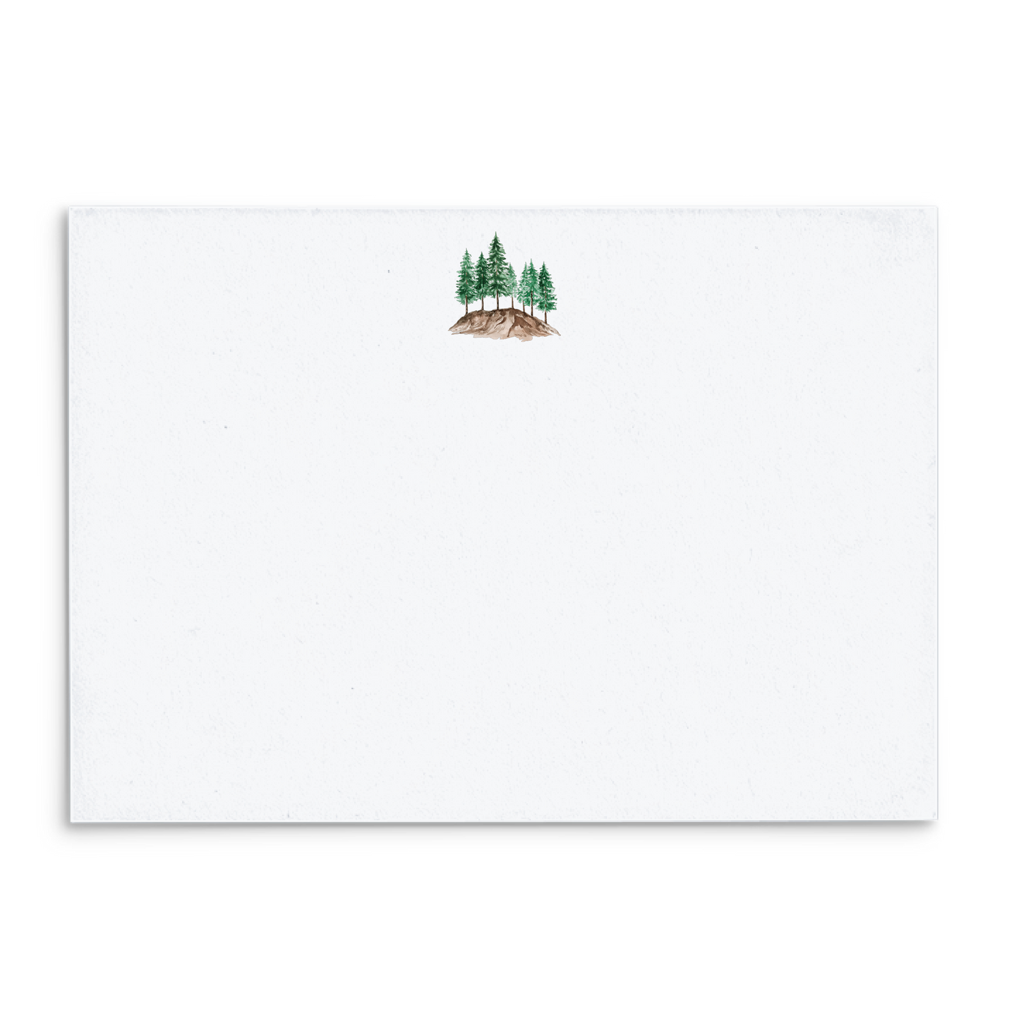 Forest Watercolor Panel Note Cards A2