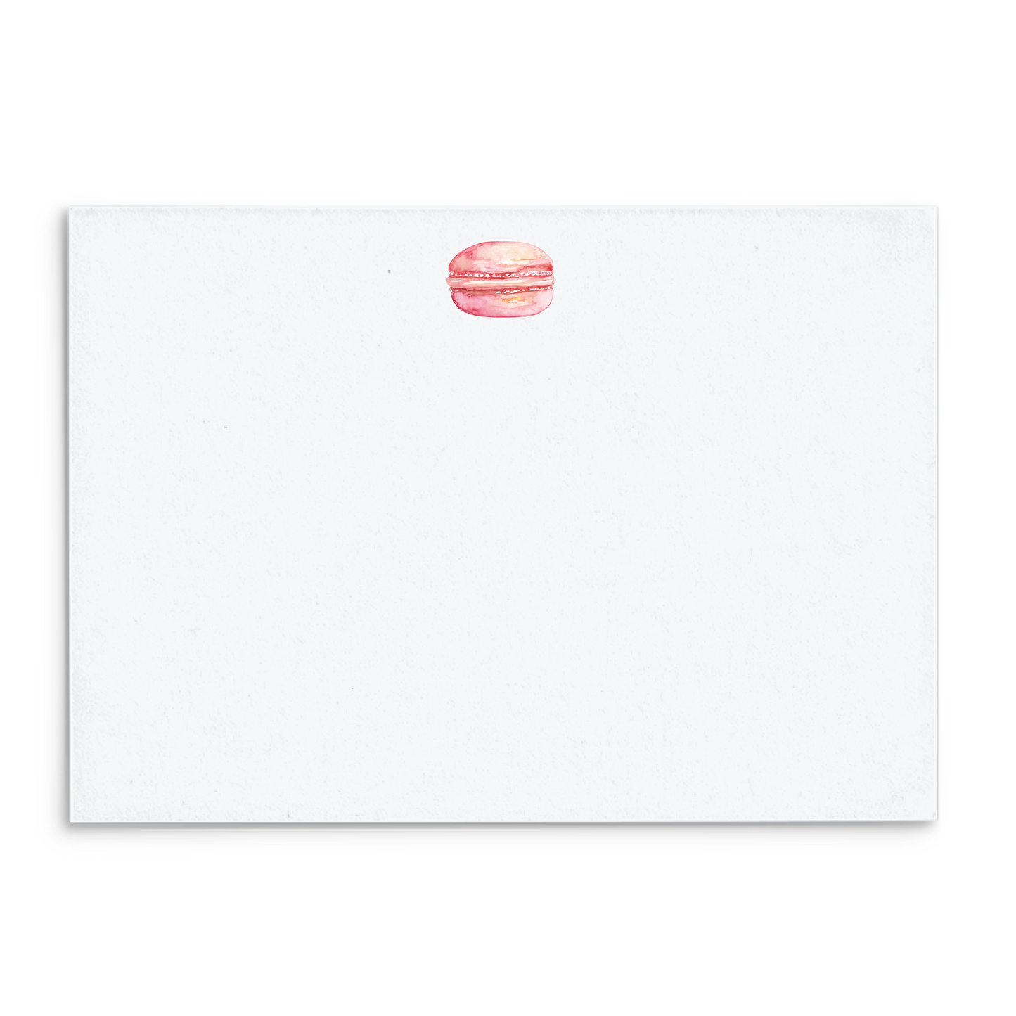 Macaron Watercolor Panel Note Cards A2