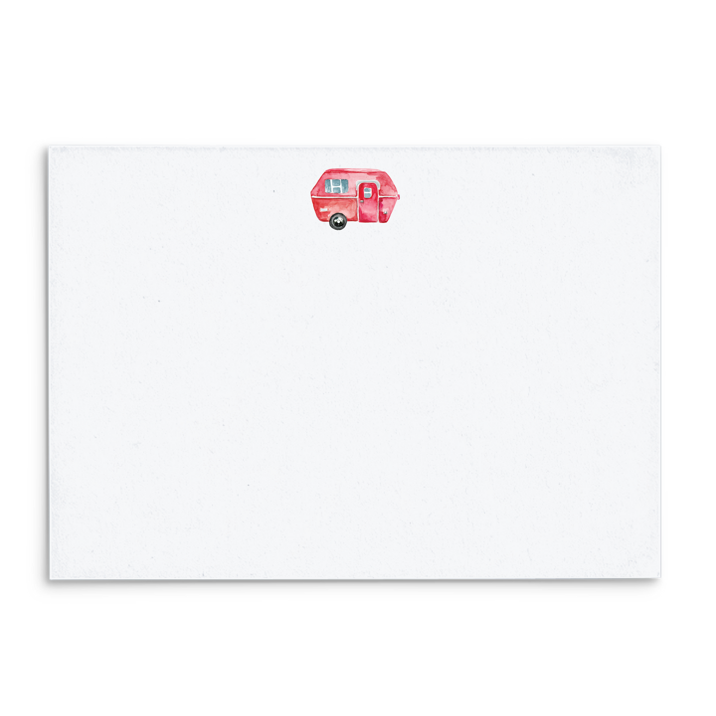 Vintage Camper Watercolor Panel Note Cards A2