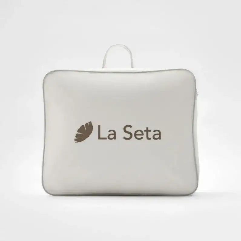 Silk Filled Comforter with Silk Shell by La Seta