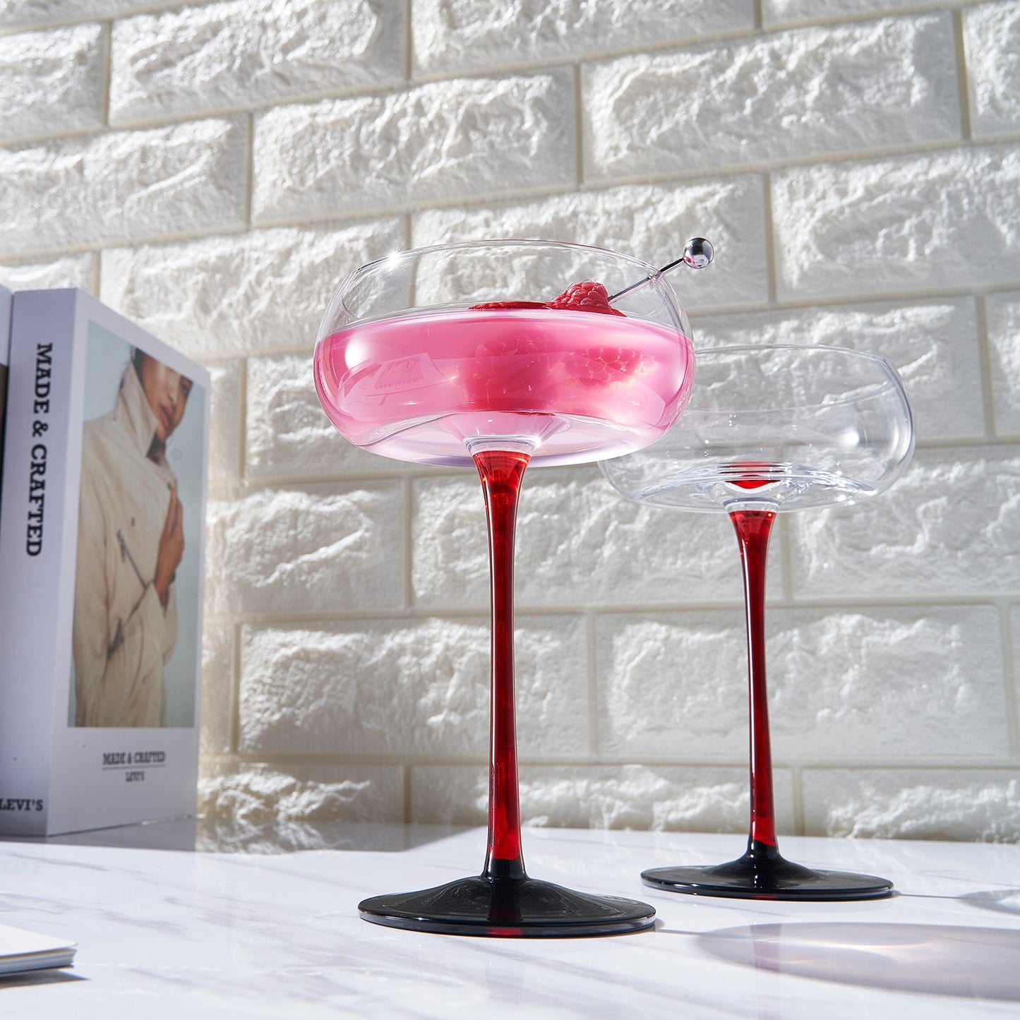 Venice Champagne Coupe, Cocktail Glassware, Set of 2