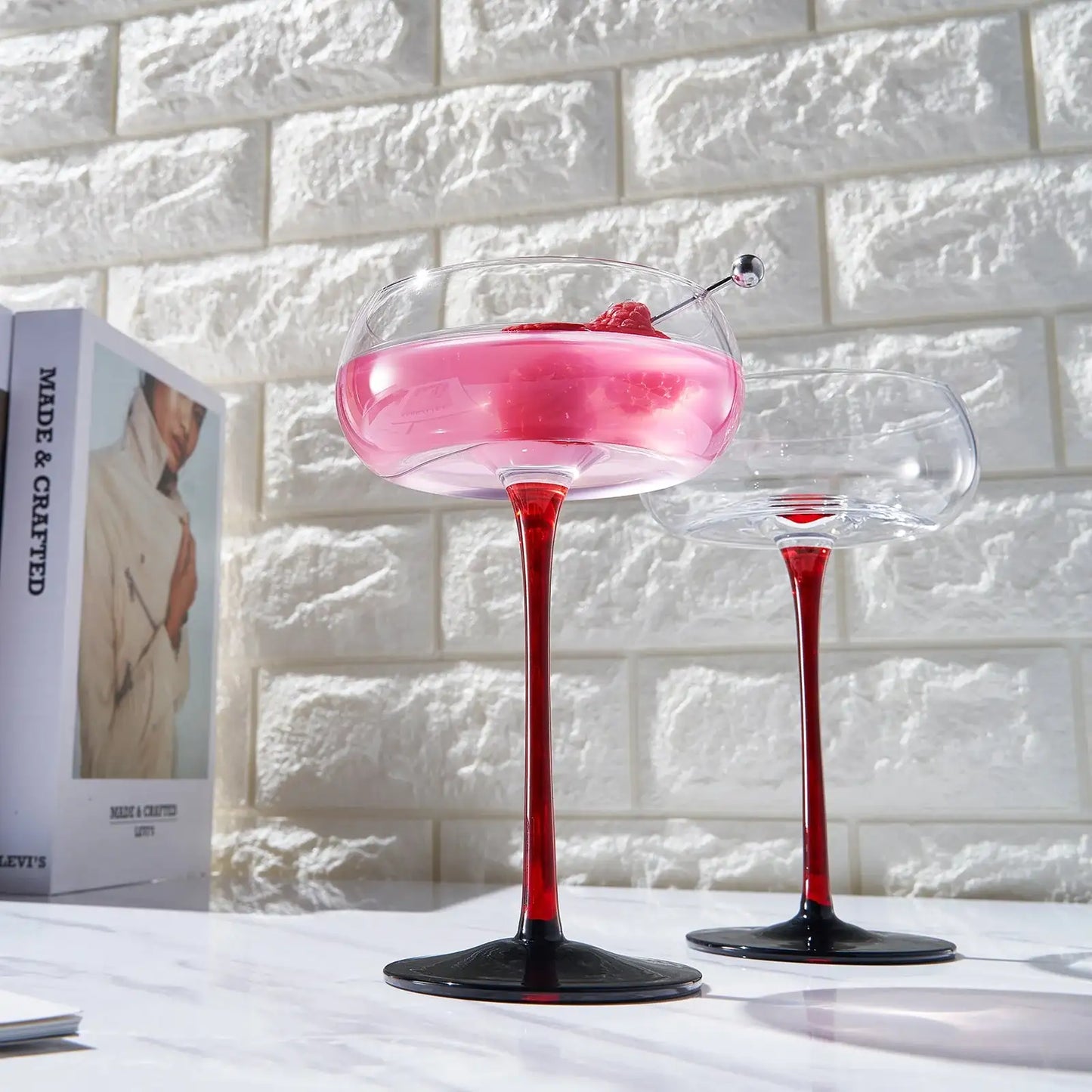 Venice Champagne Coupe, Cocktail Glassware, Set of 2