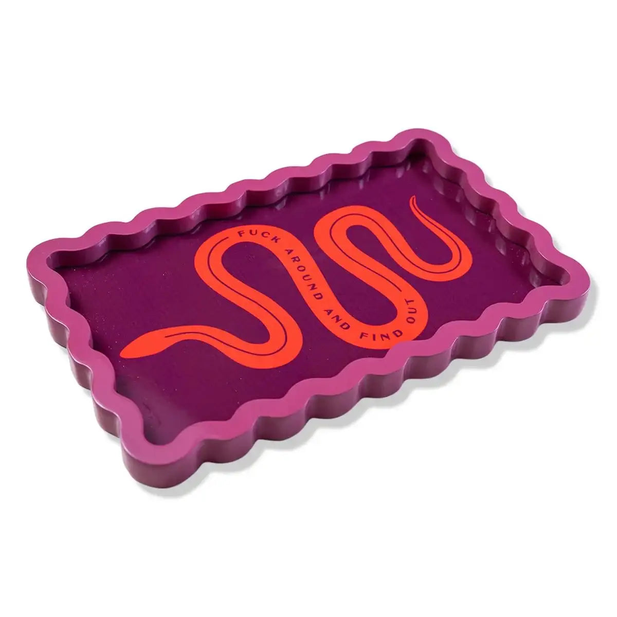 Fuck Around Lacquer Tray