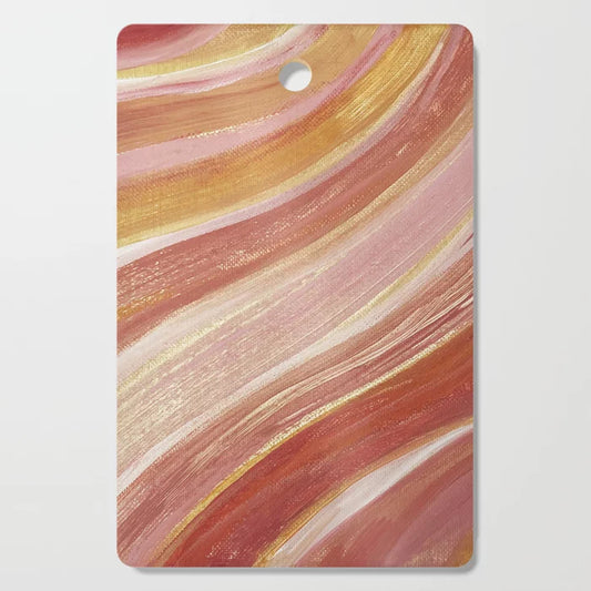 Swirls Bamboo Cutting Board - Artist Sabal Grace