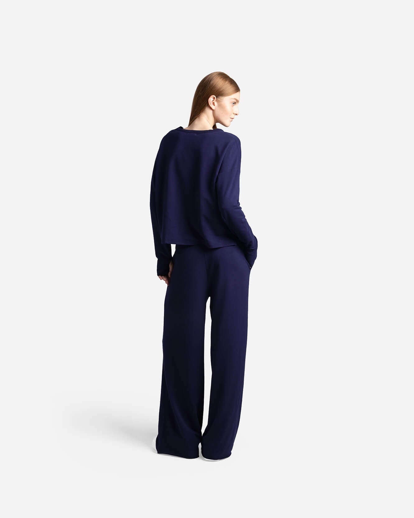 Organic French Terry Long-Sleeved Top