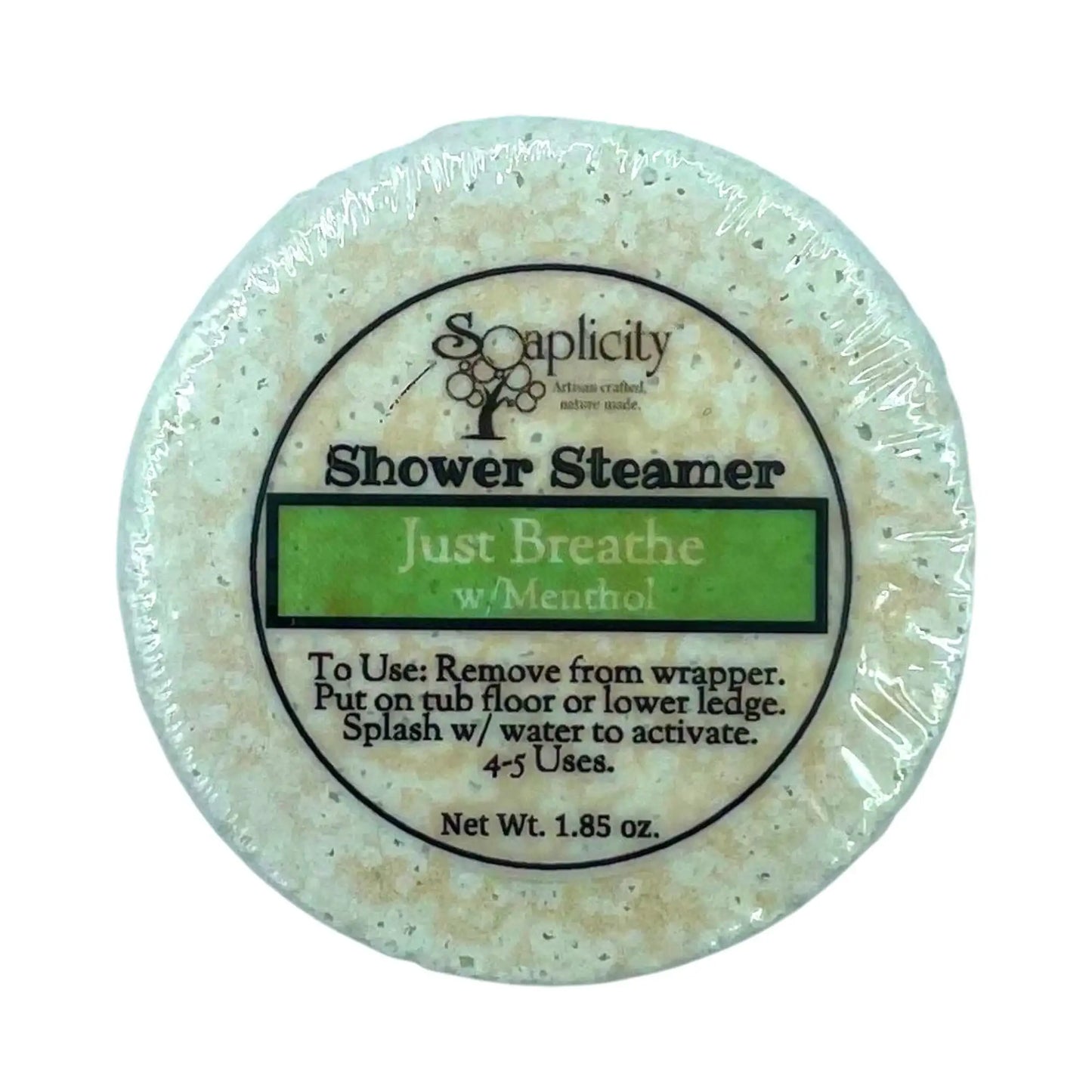 Just Breathe Shower Steamer w/ Menthol