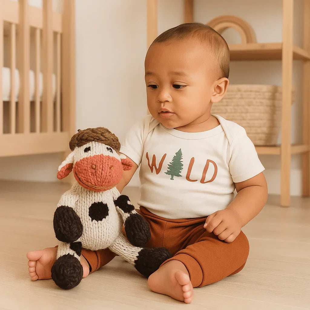 Wool Knit Buddy | Willa the Cow