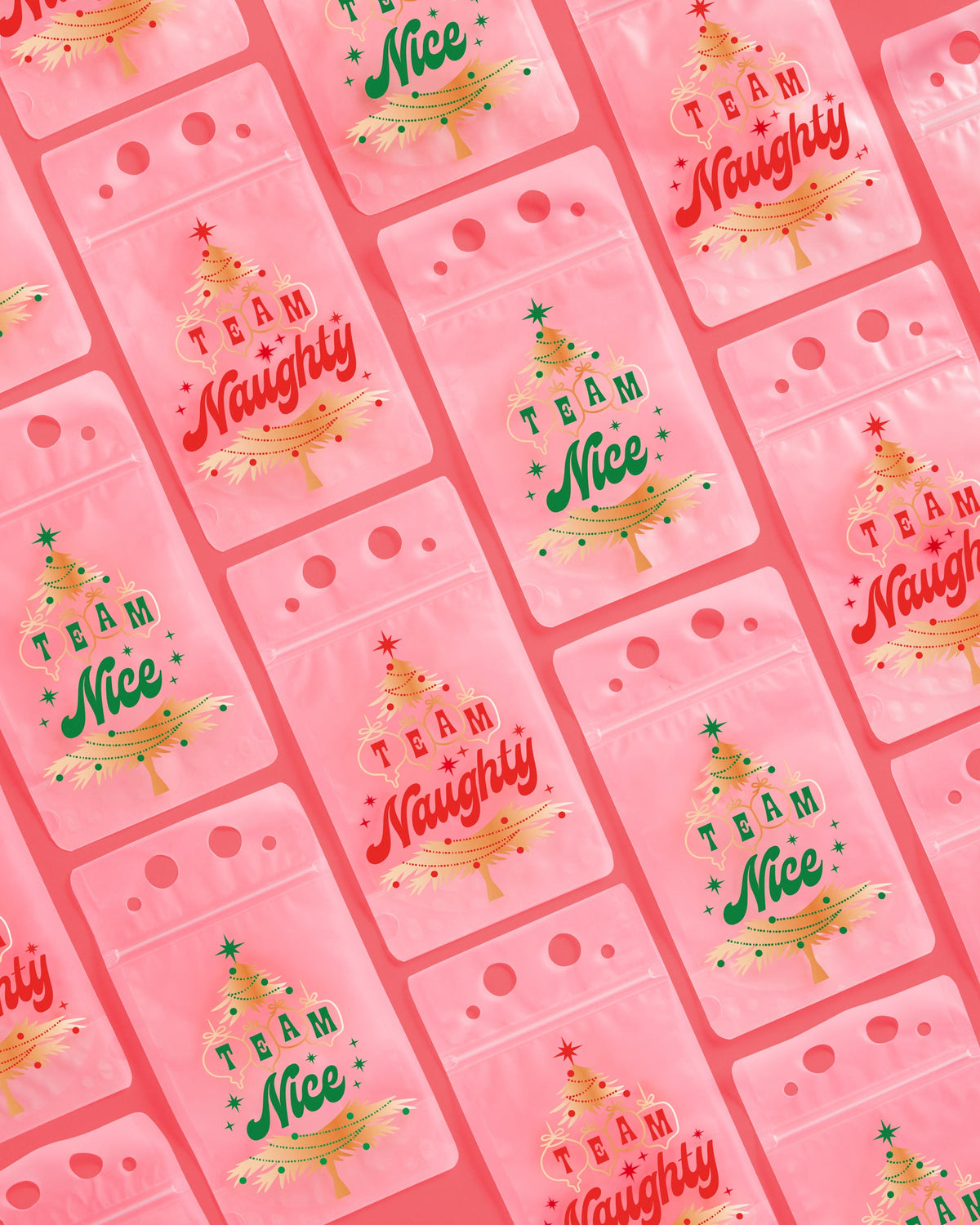 Team Naughty + Nice Drink Pouches