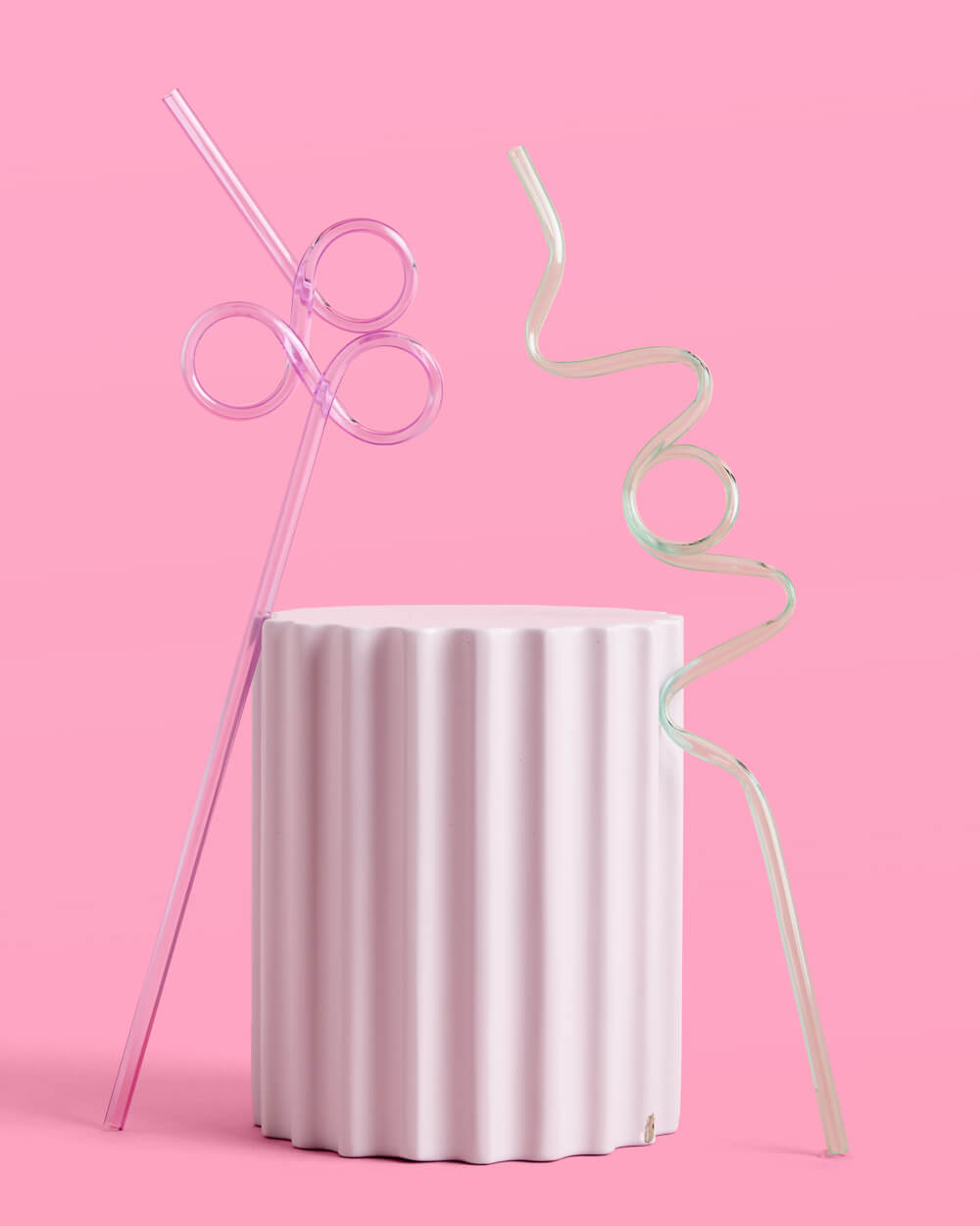 Pastel Party Straws - 16 reusable straws