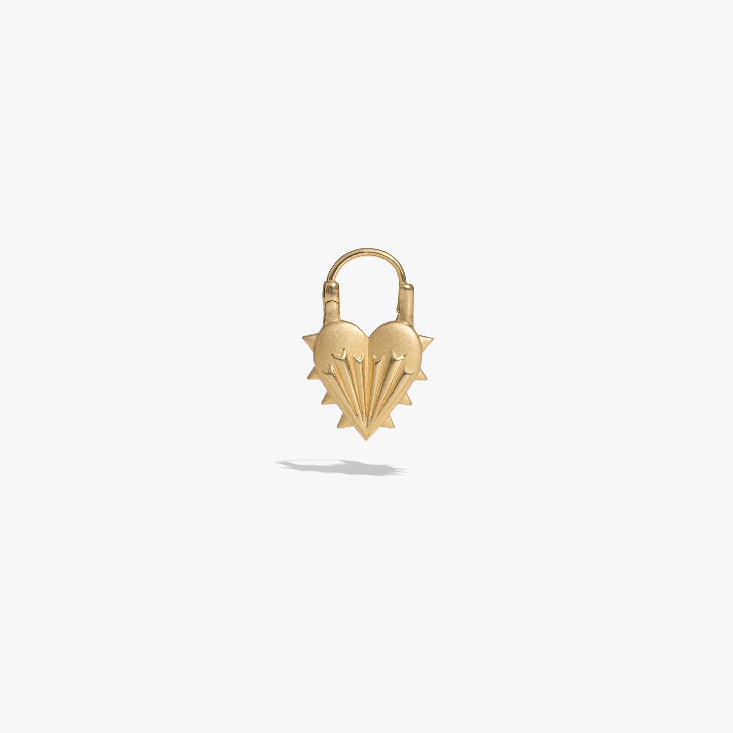 Spiked Heart Earrings
