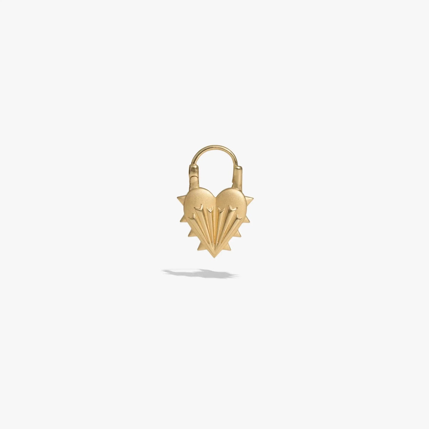 Spiked Heart Earrings
