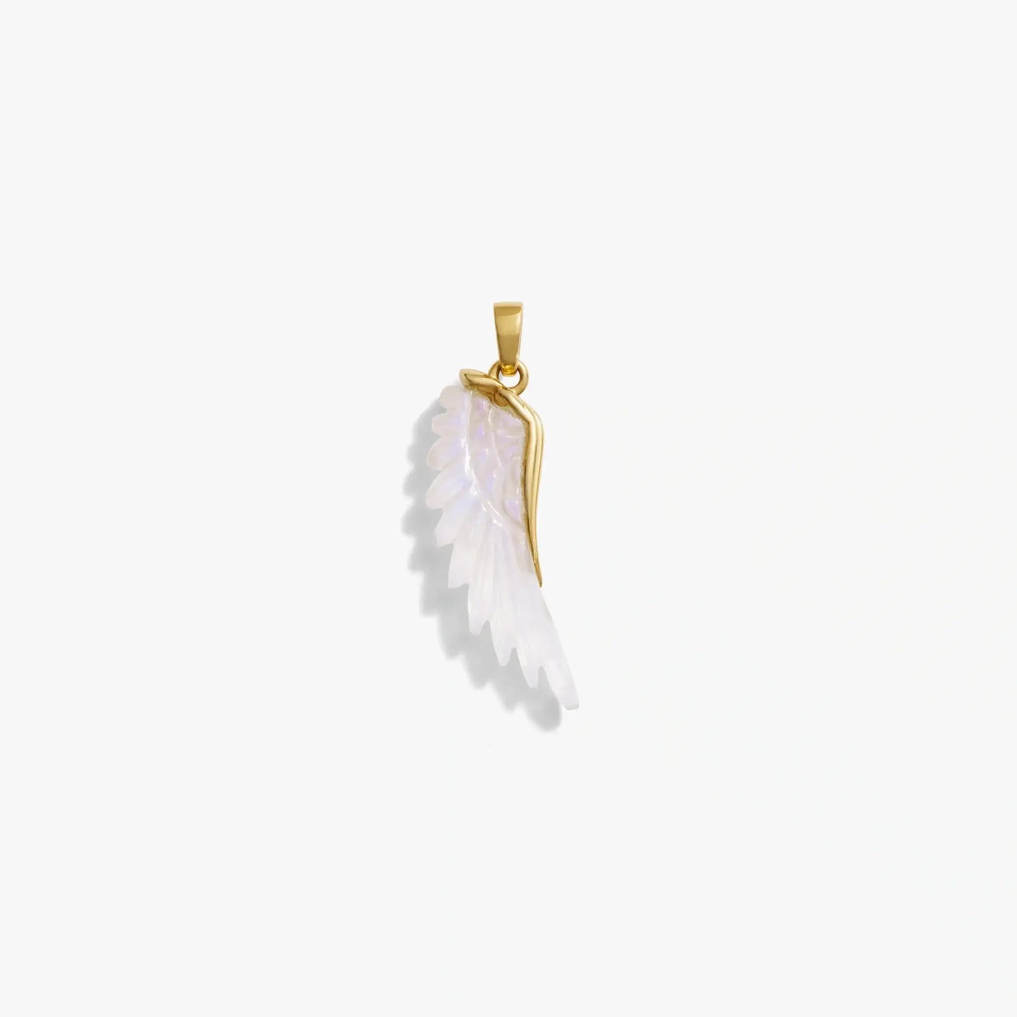 Carved Gemstone Wing Amulet