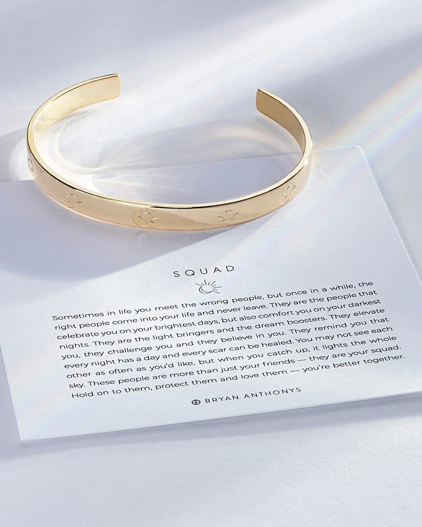 Squad Engraved Cuff