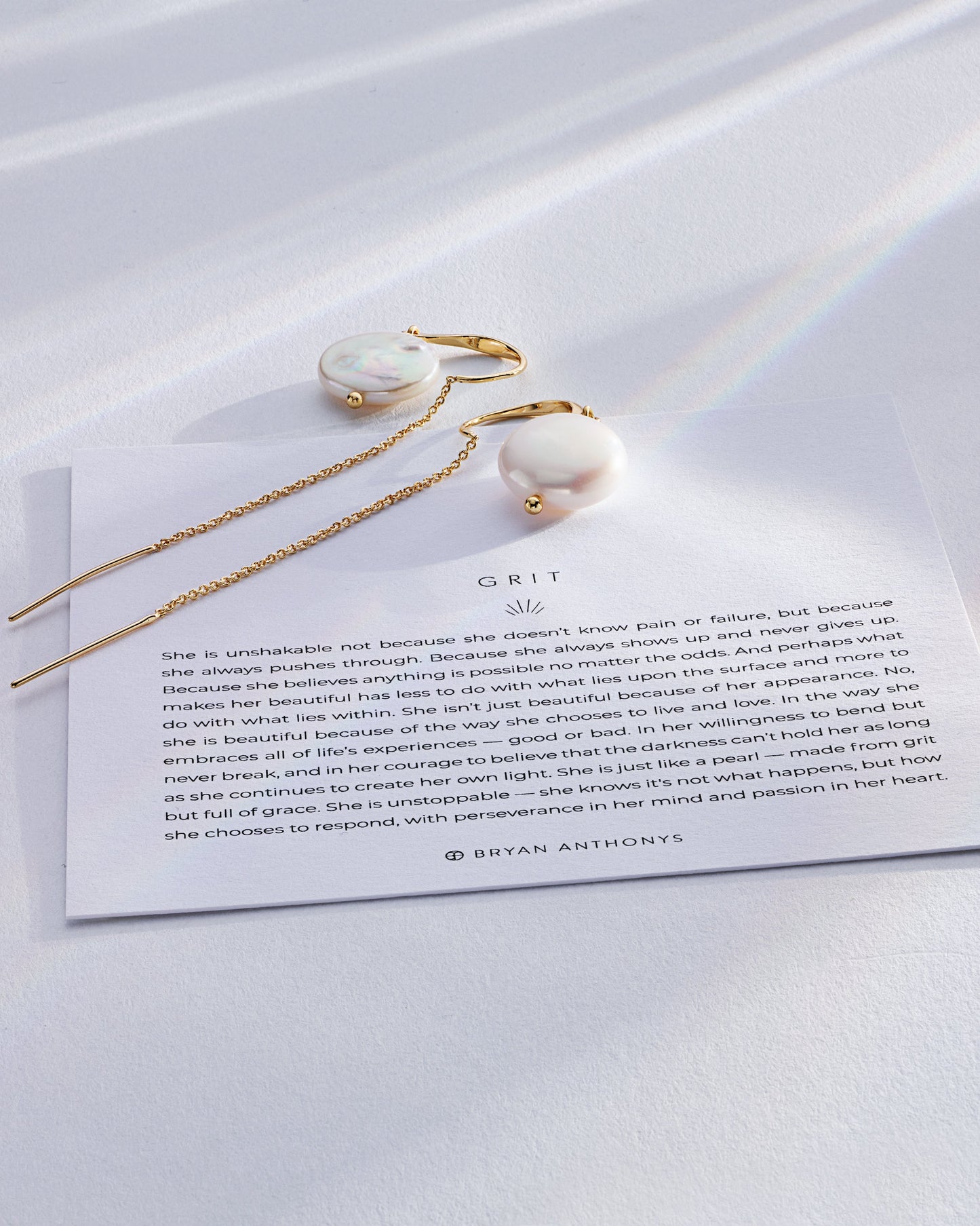 Grit Threader Earrings