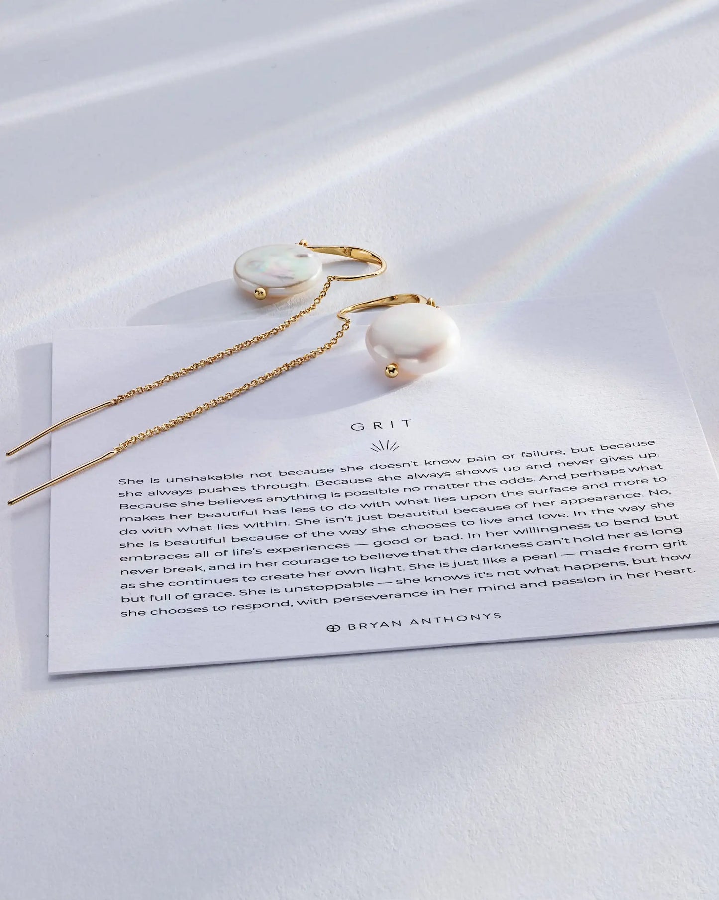 Grit Threader Earrings