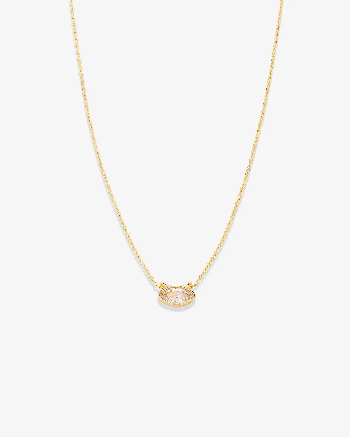Radiance Marquise Solitaire Necklace