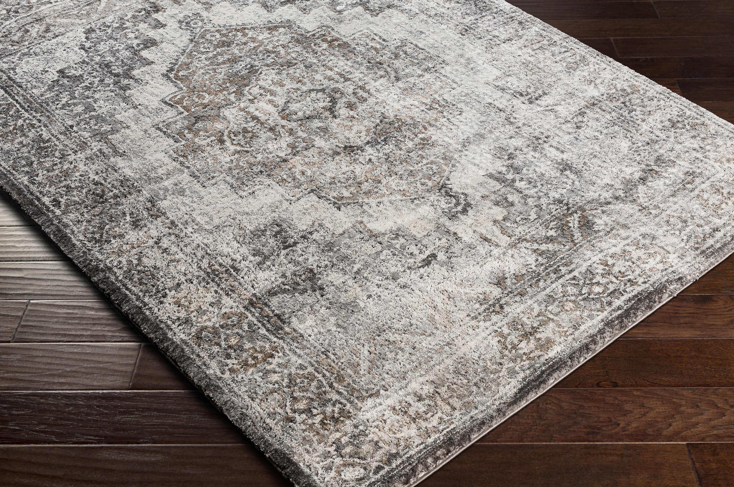 Manaring Charcoal Luxe Thick Area Rug - Clearance