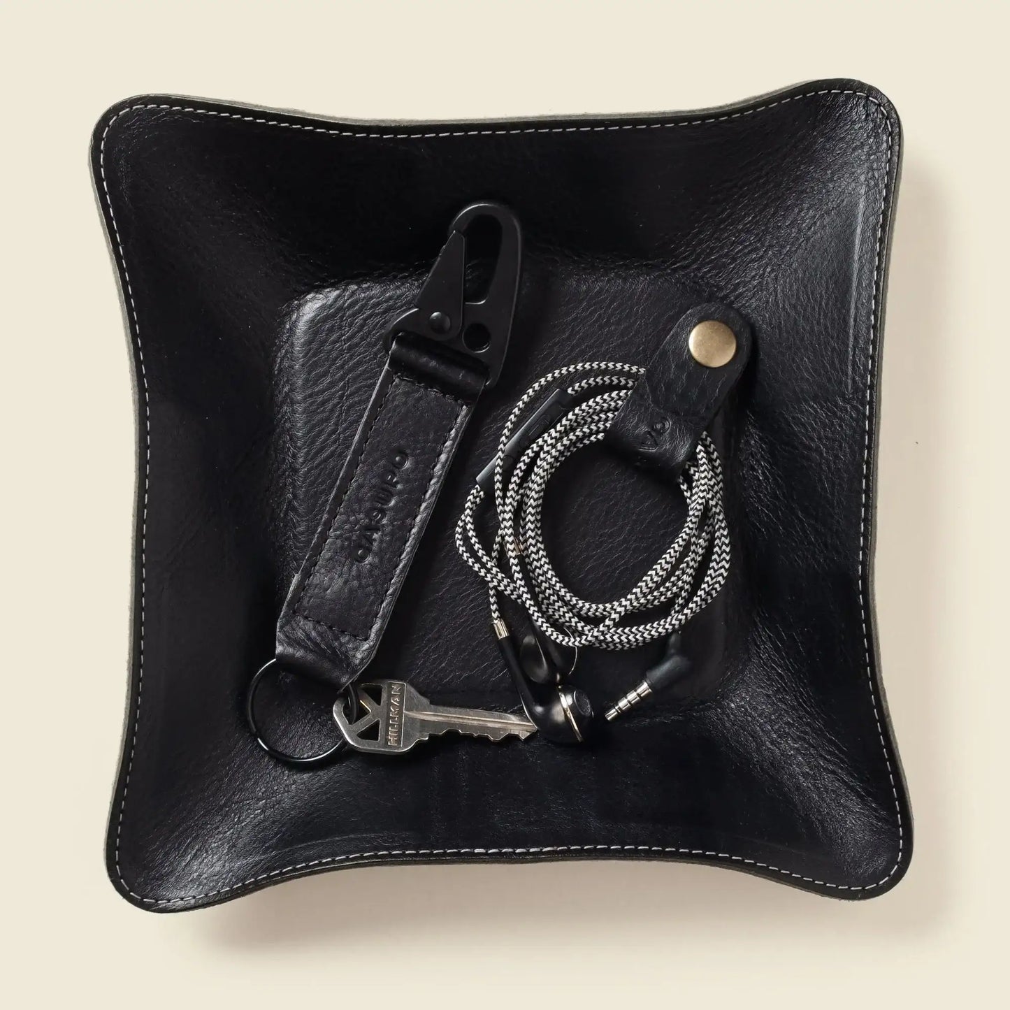 Travel valet tray - Black