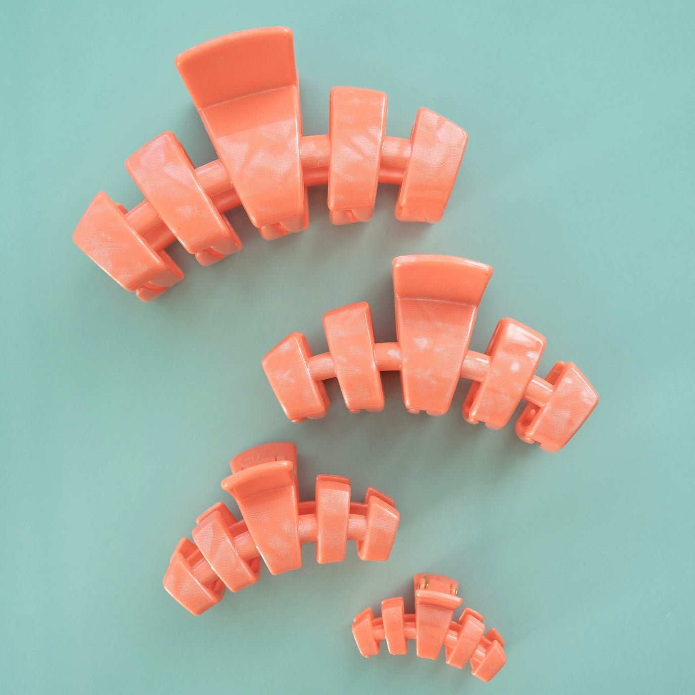 Classic Dreamsicle Large Claw Clip