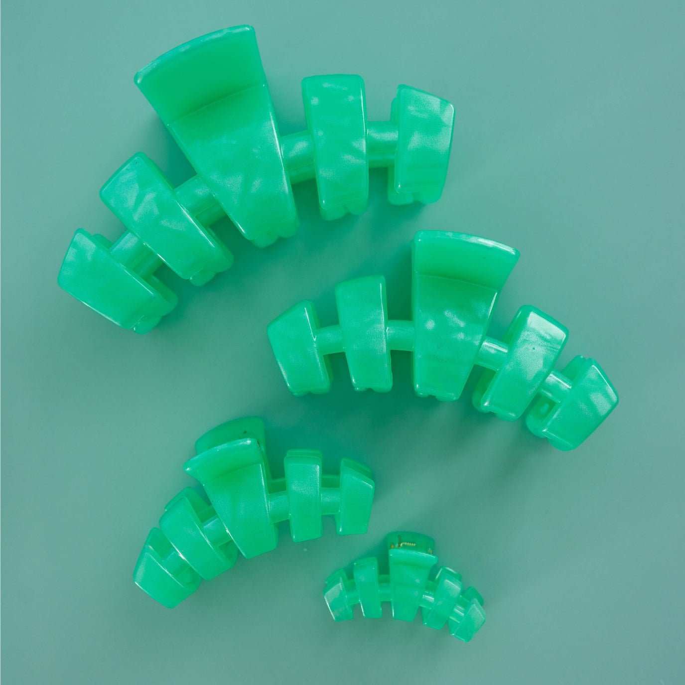 Classic Spring Splash Tiny Claw Clip