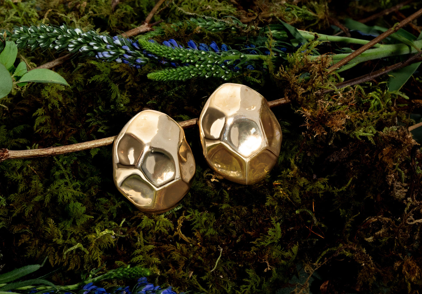 Mayara Sculptural Dome Drop Earrings