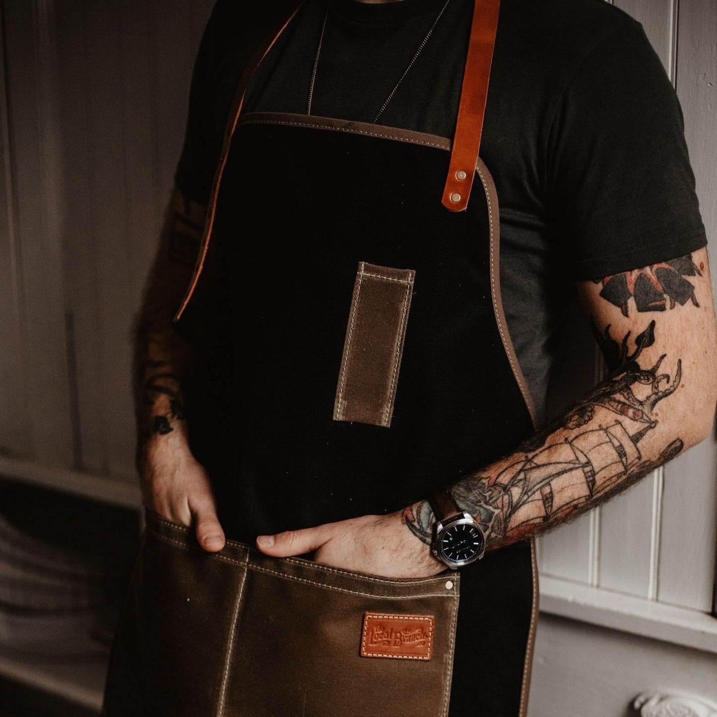 Waxed Canvas Apron - USA Made
