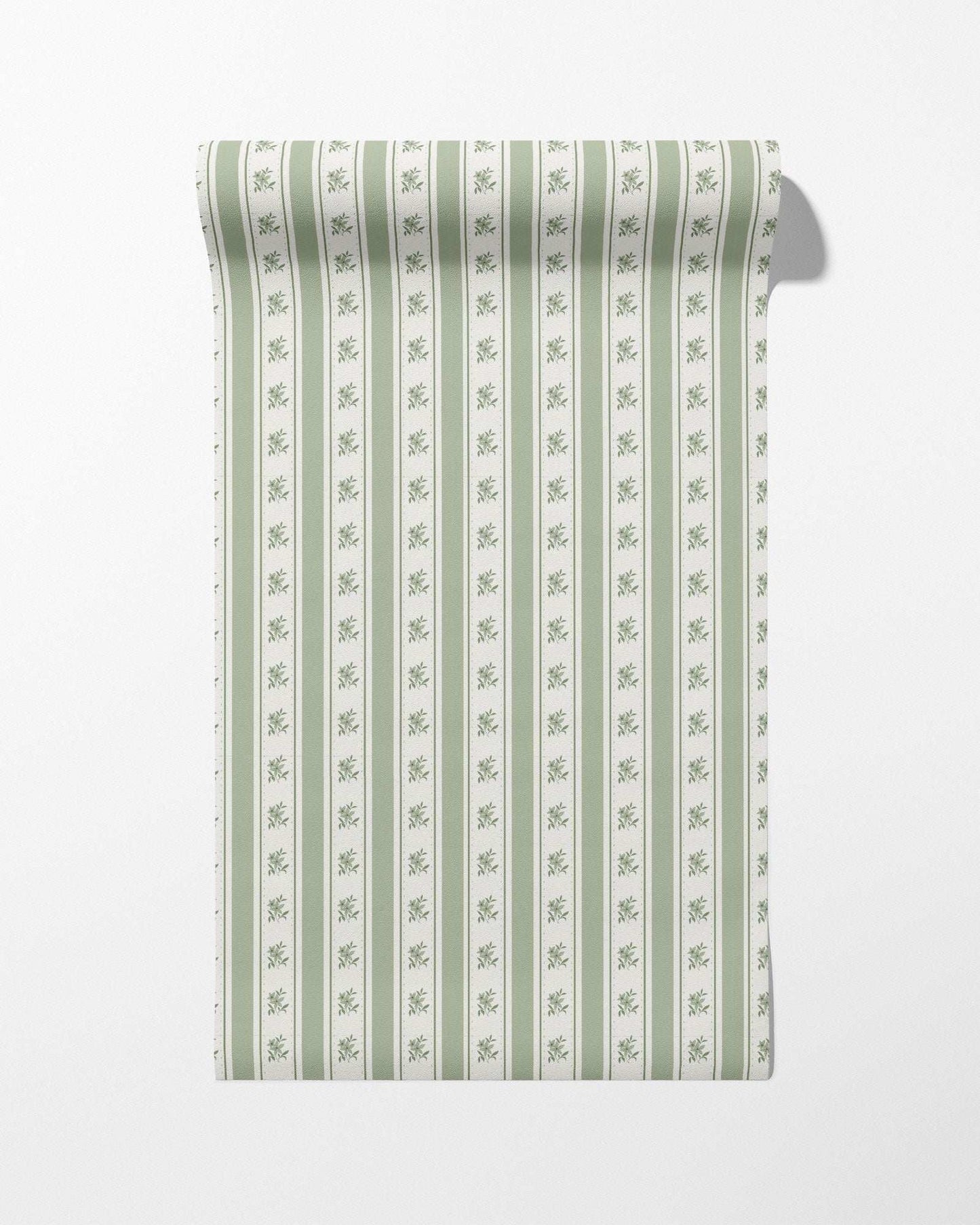 Glasshouse Stripe in Olive Feather