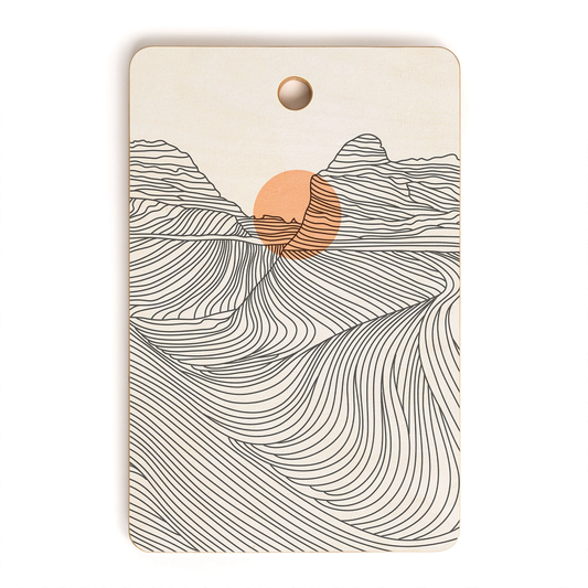 Mountain Line Bamboo Cutting Board