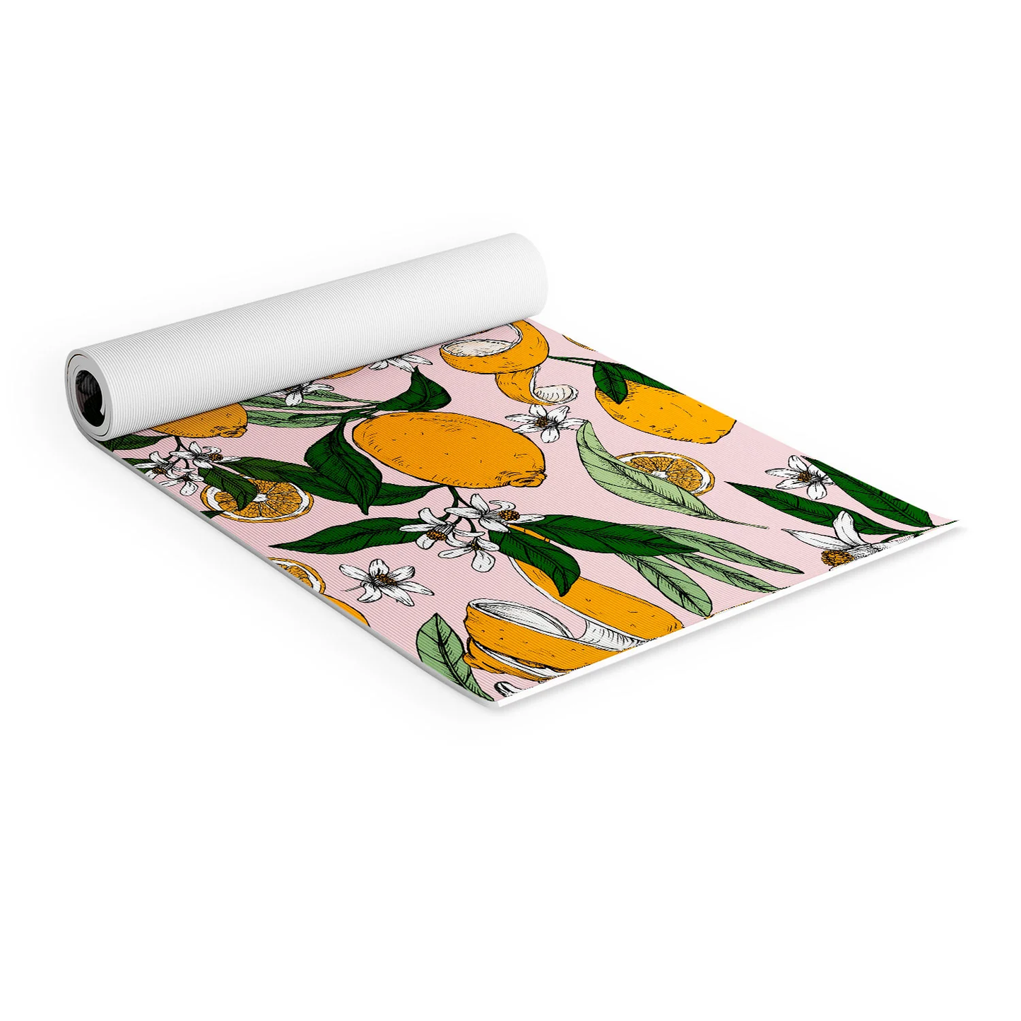 Succulent Lemons Yoga Mat