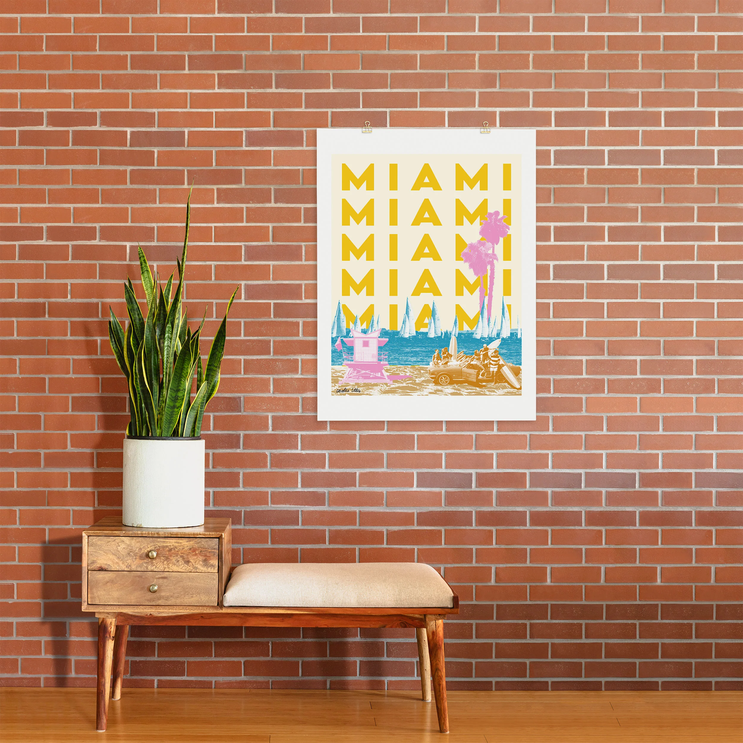 Miami Art Print