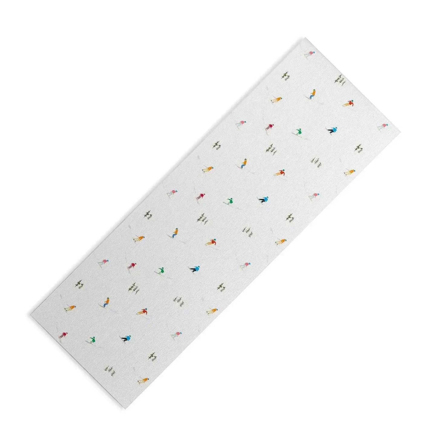 Mountain Skiers Yoga Mat