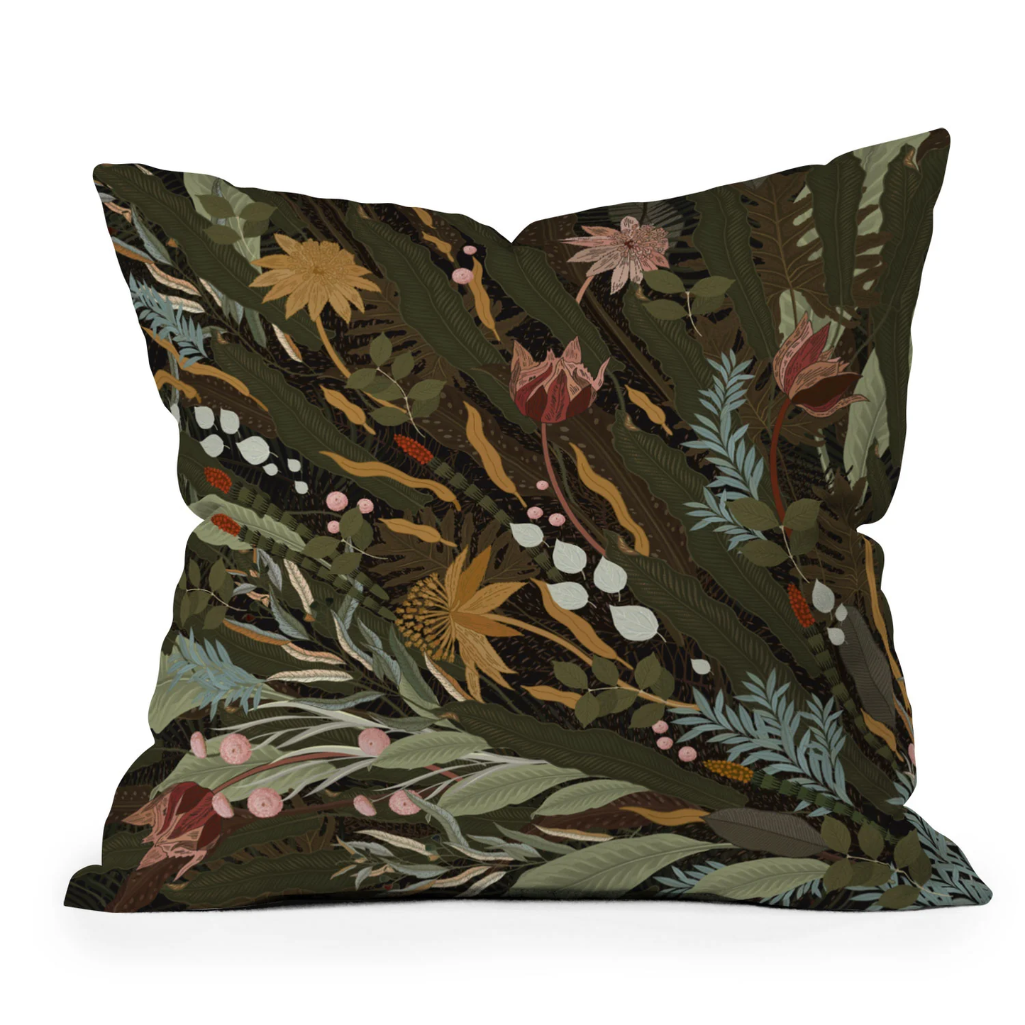 Biophilia Desiree Throw Pillow