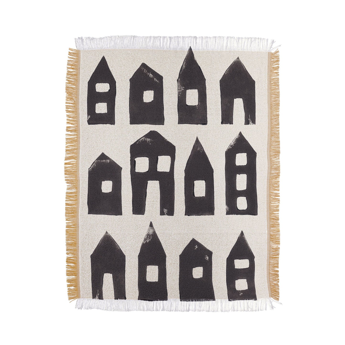 Tiny Houses Woven Throw Blanket - Midweight