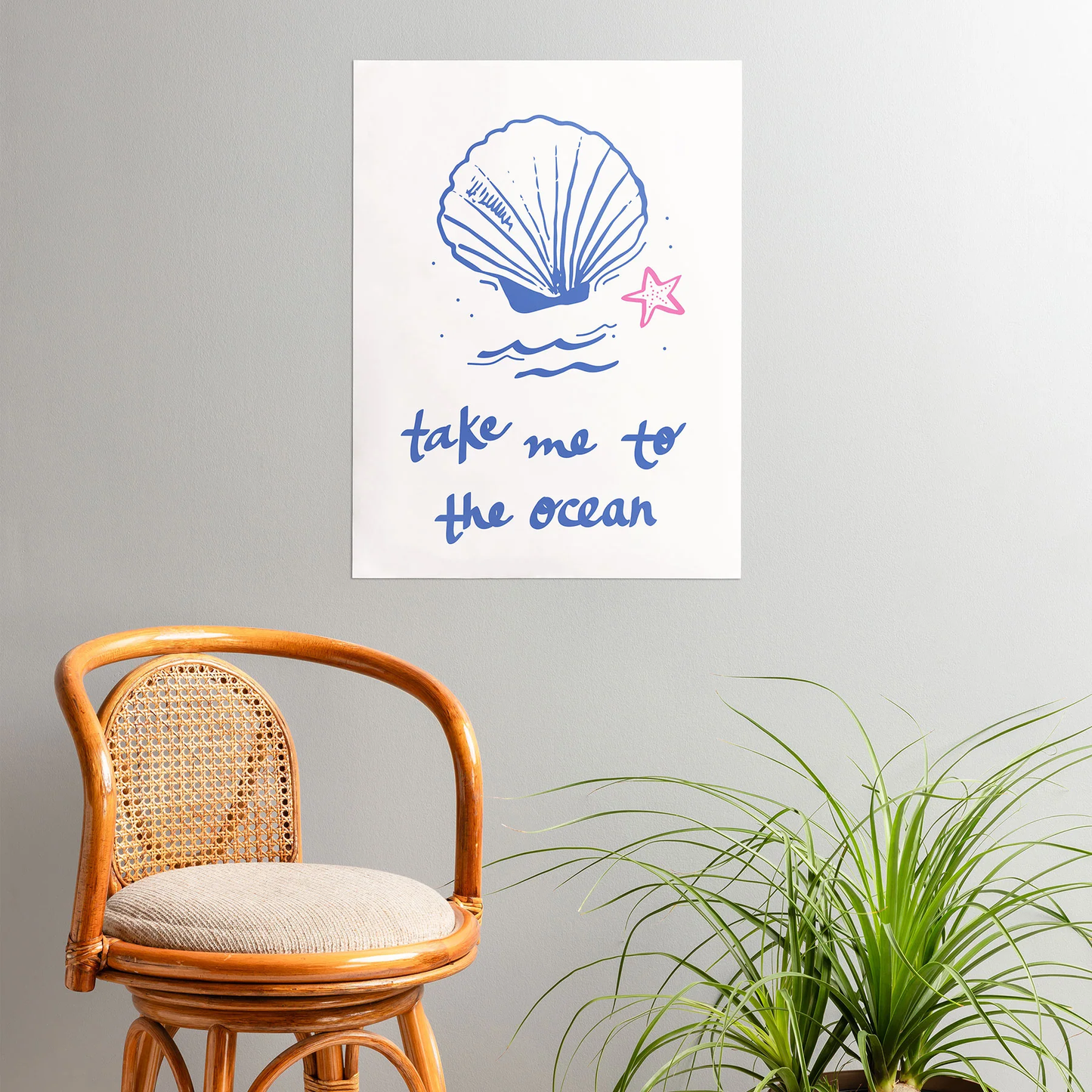 Take Me to the Ocean Poster Art