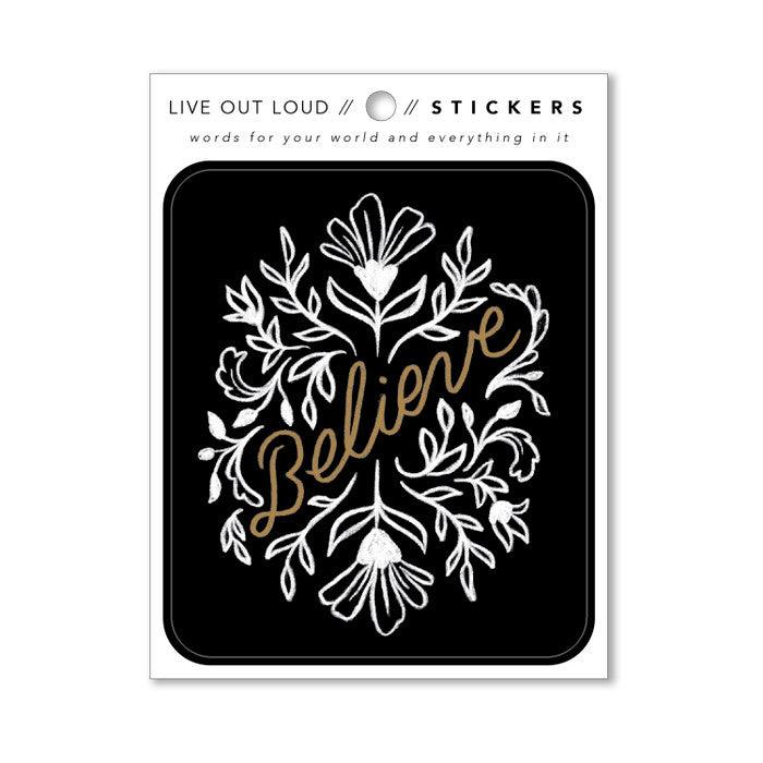 SALE - Believe Sticker