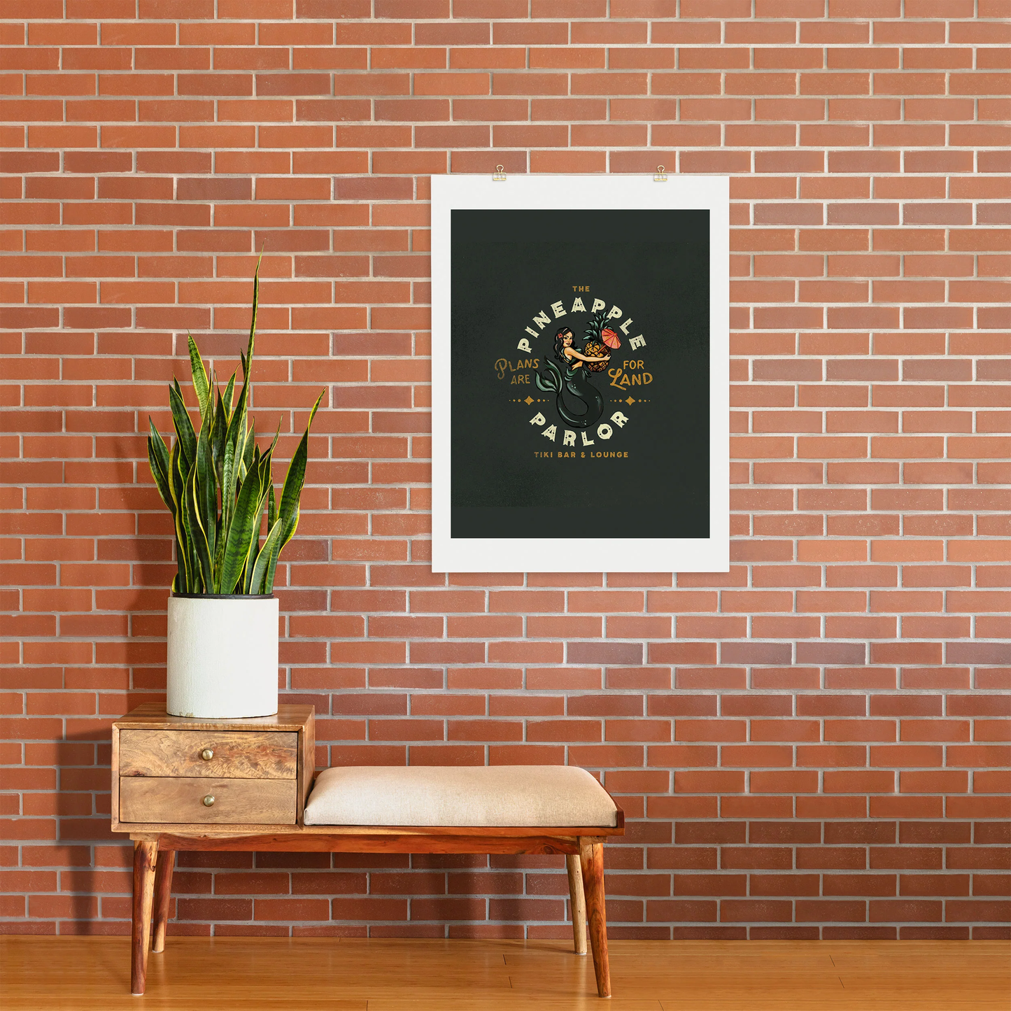 Pineapple Parlor Art Print