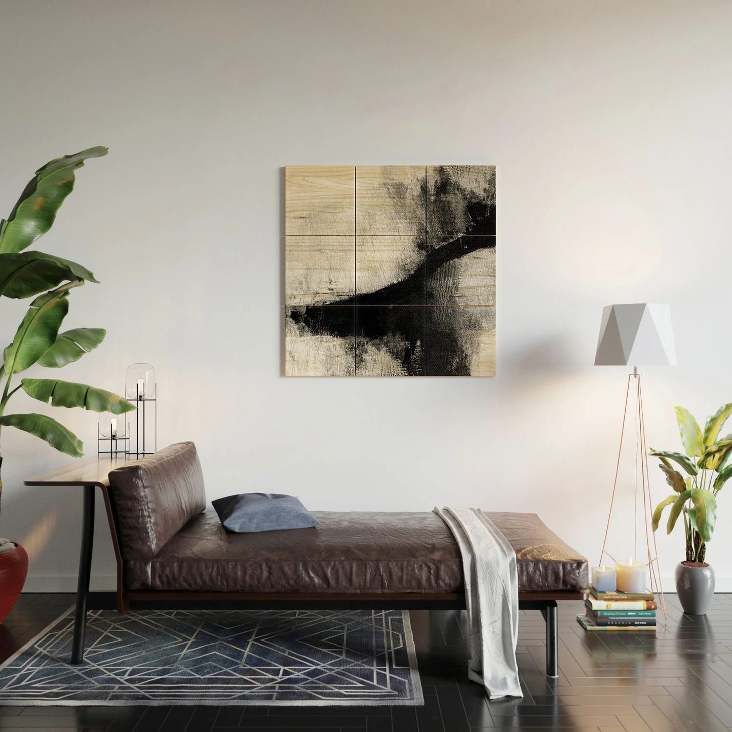 Delve Abstract Wood Wall Mural