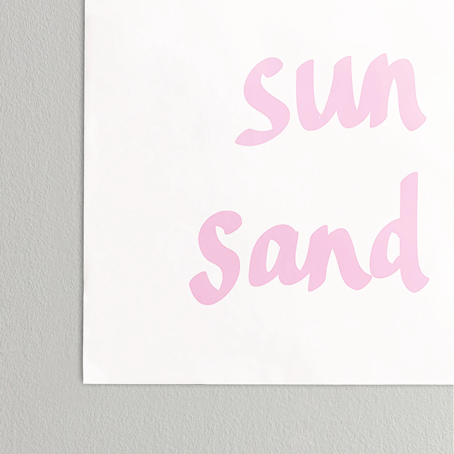 Sun Salt Sand And Sea Poster Art