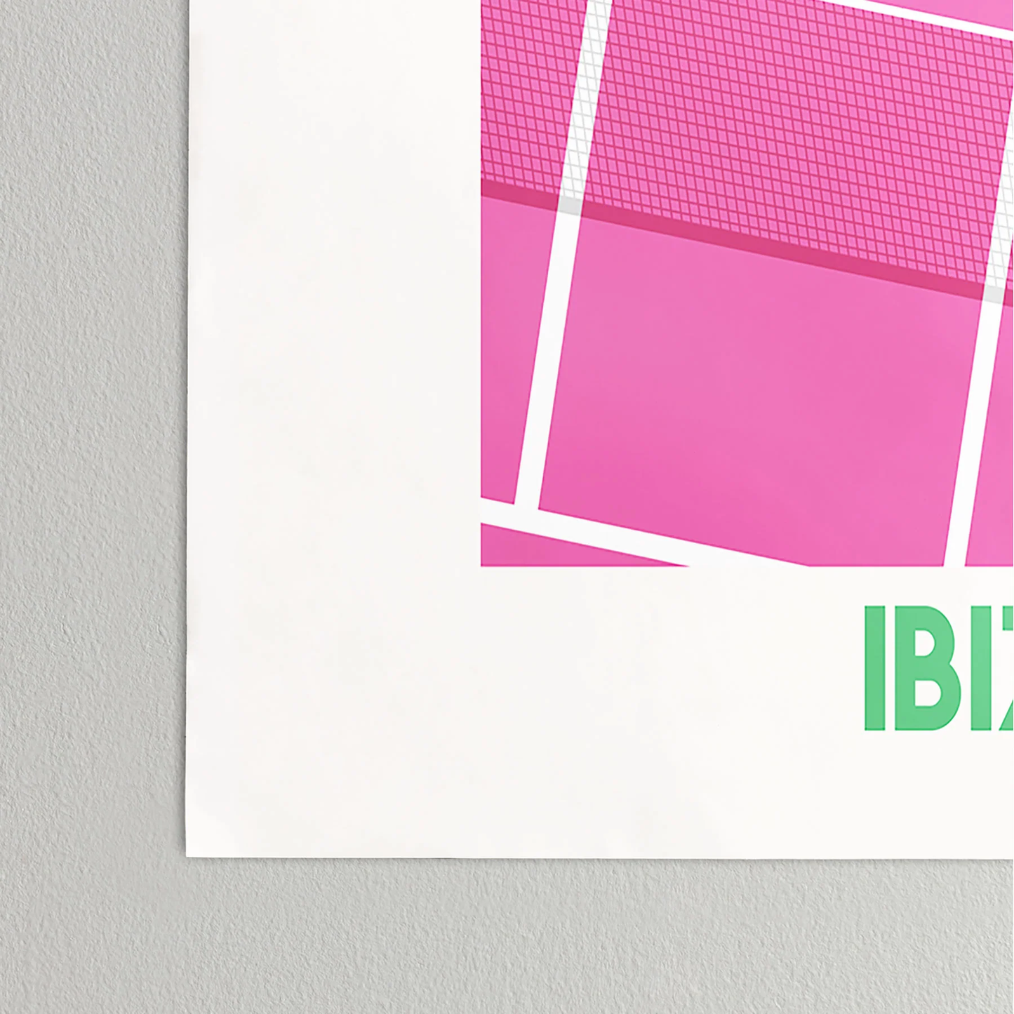 Ibiza Tennis Poster Art