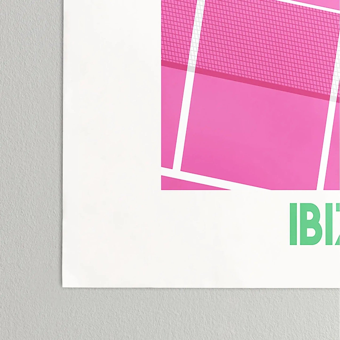 Ibiza Tennis Poster Art