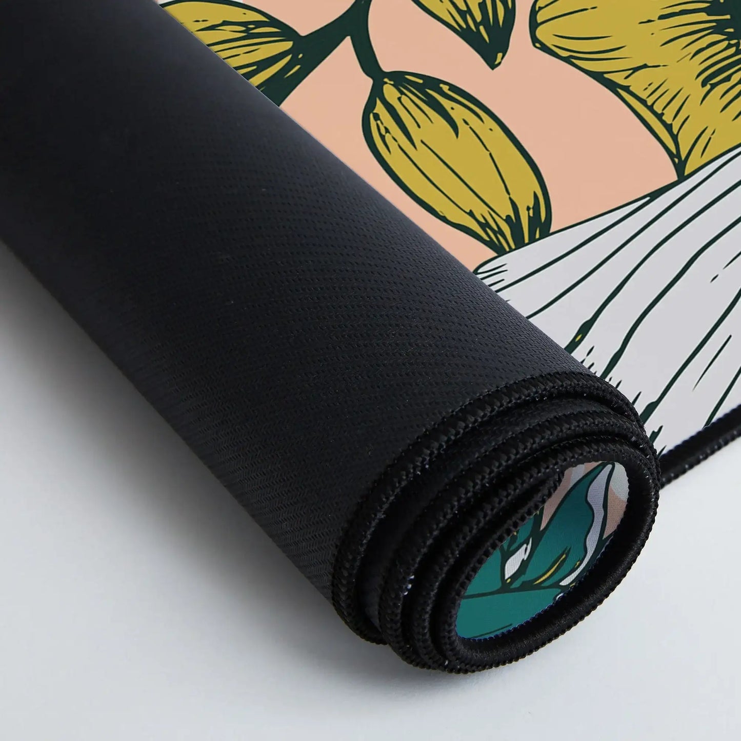 Tropical Autumnal Bloom Desk Mat