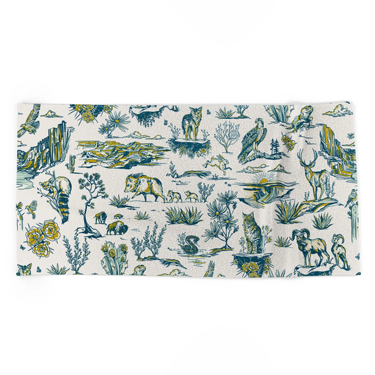Grand Canyon National Park Wildlife Beach Towel
