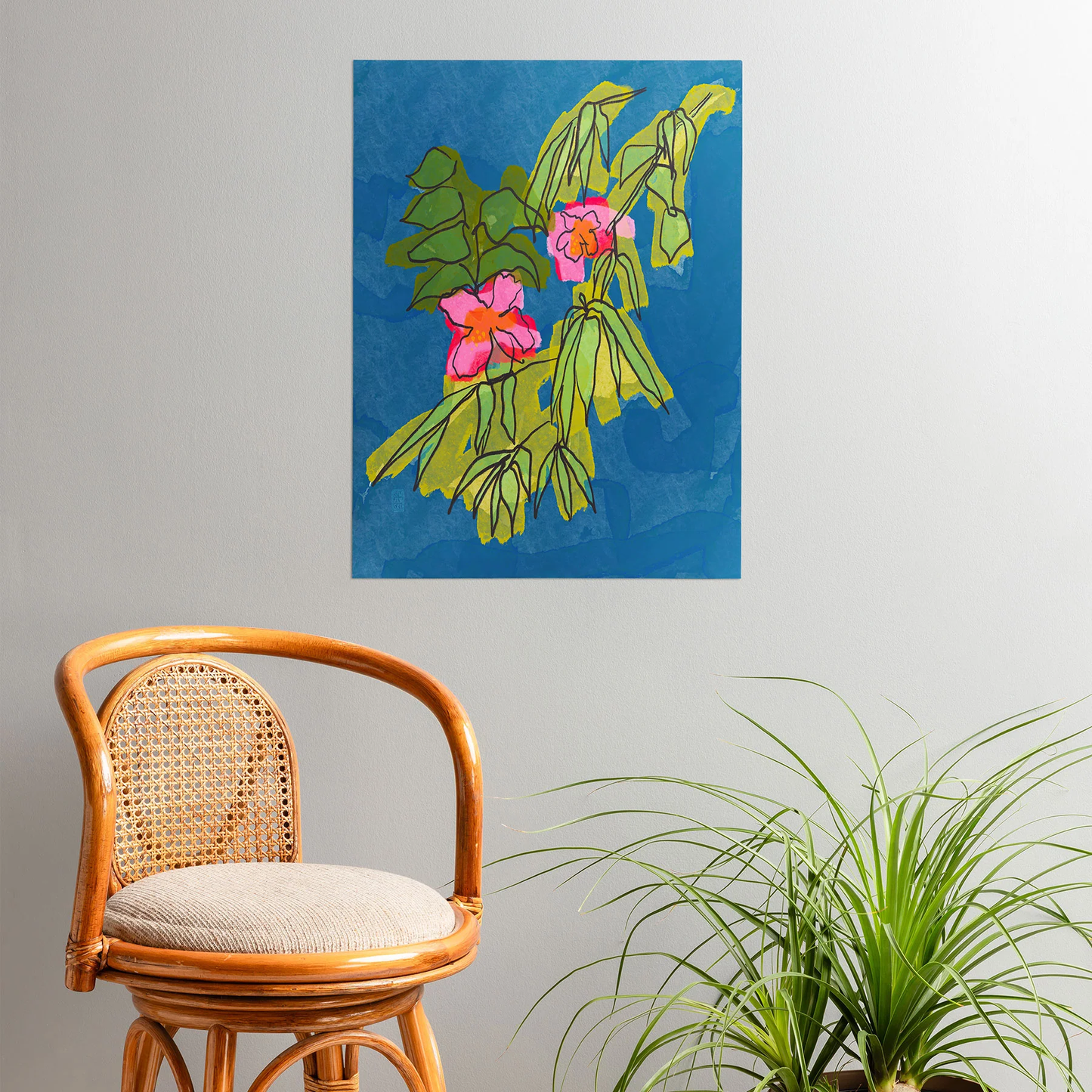 Flowers on Captiva Poster Art
