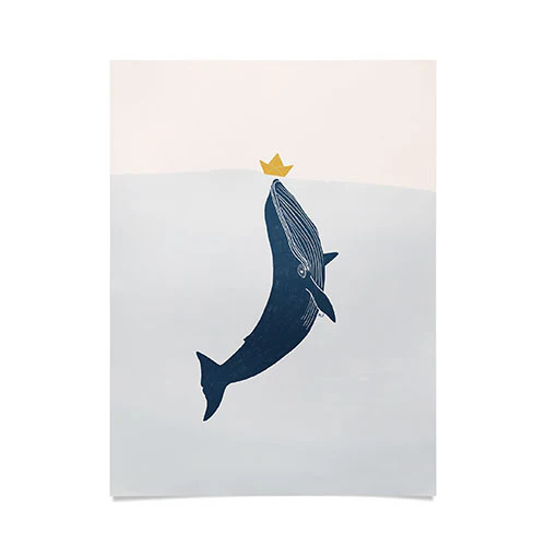 Blue Whale Poster Art