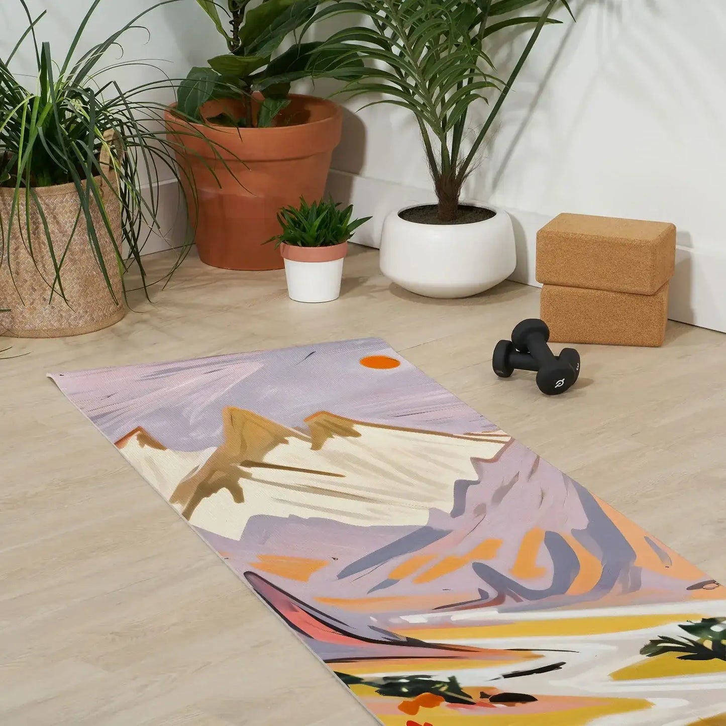 Lavender Mountains Yoga Mat