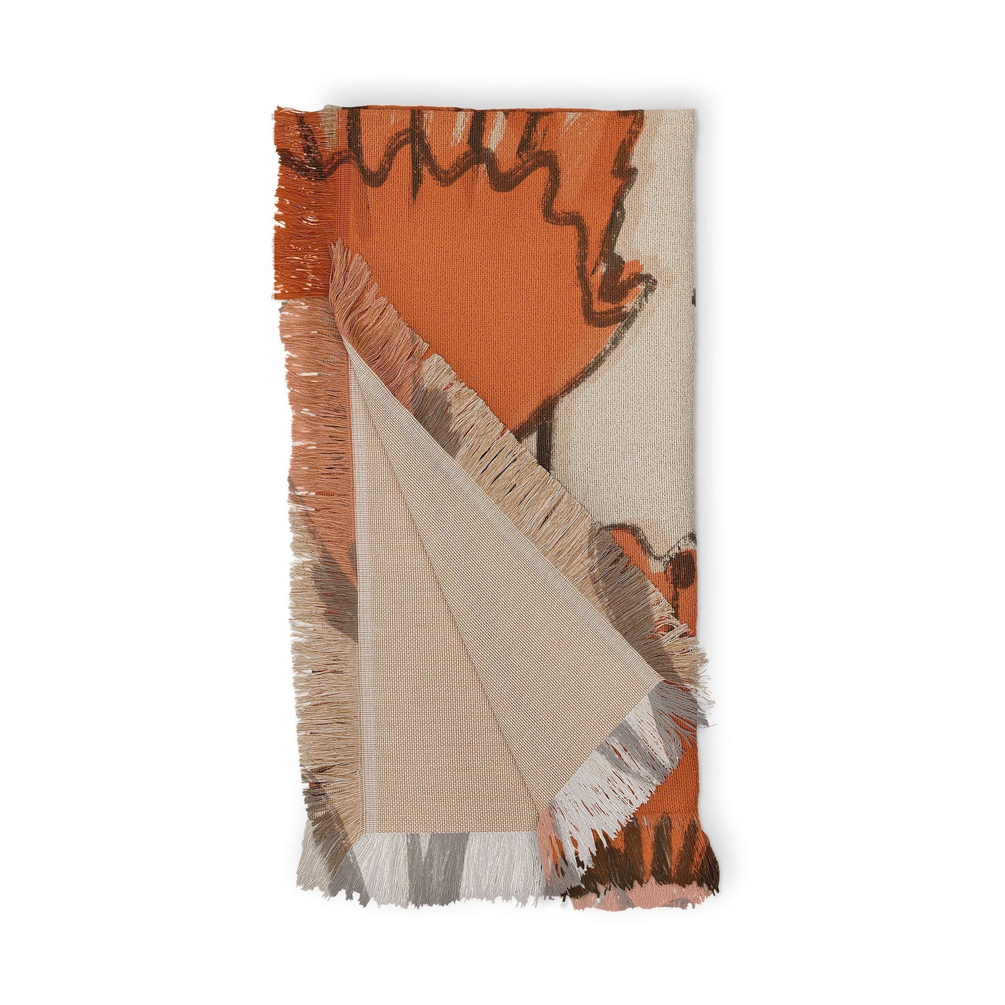 Poppies Woven Throw Blanket - Midweight