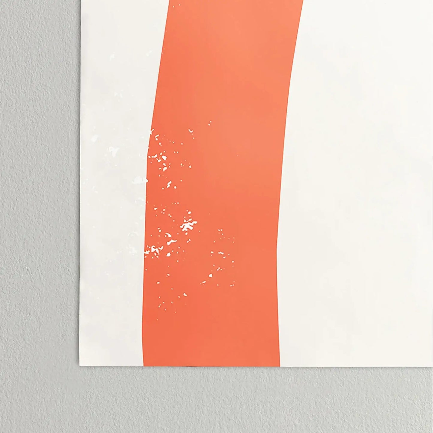 Orange Arch Abstract Poster Art