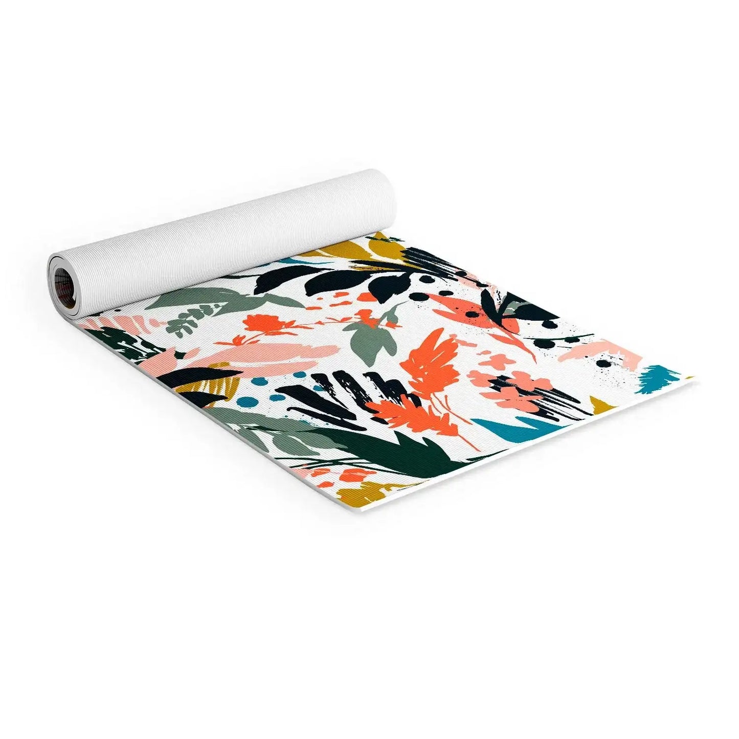 Brushstrokes of Nature Yoga Mat