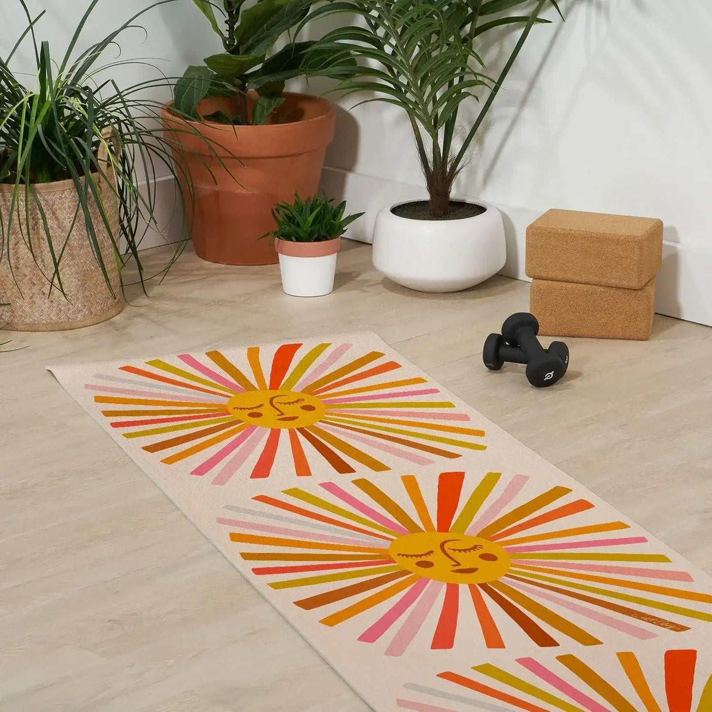 Sunshine Retro Ochre Yoga Mat