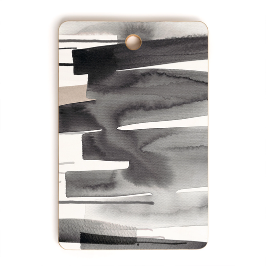 Watery Stripes Bamboo Cutting Board